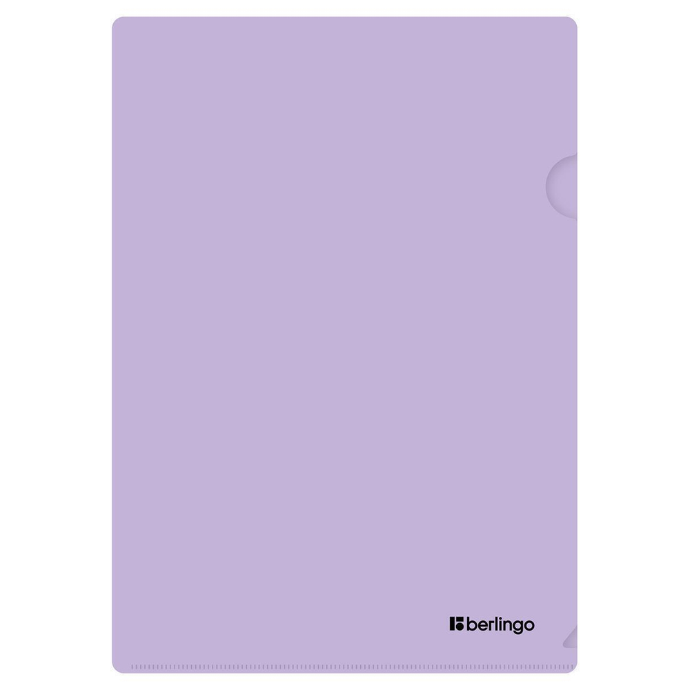 Папка-уголок А4 лаванда "Instinct" (Berlingo)