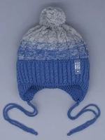 Шапка для мальчика осенняя на завязках