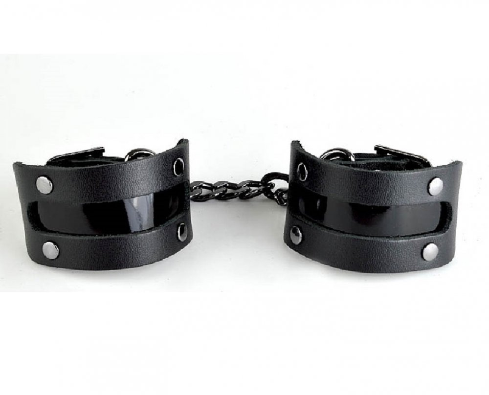 Наручники Sitabella Пятница черный кожа