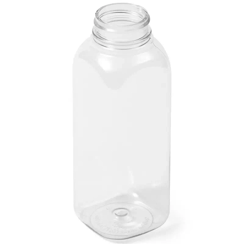 Бутылка ПЭТ 0,5л. Прозрачная Квадрат. d-38мм 120шт/упак