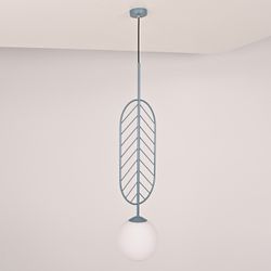 Подвесной светильник LEAF C Голубой