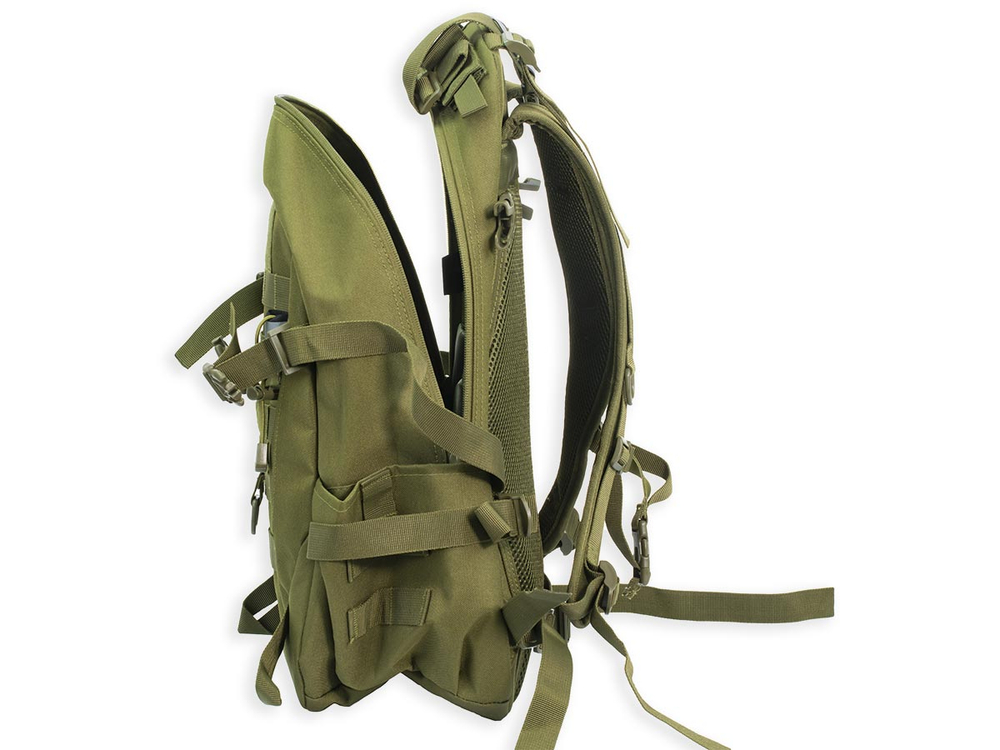 Рюкзак ShotTime городской Basic 25л, полиэстер 900D, MOLLE, олива, ST-BP-702 0-OD