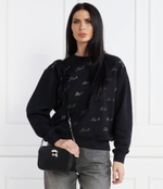 Кожаная сумка через плечо ikonik 2.0 Karl Lagerfeld - черный(240W3085)