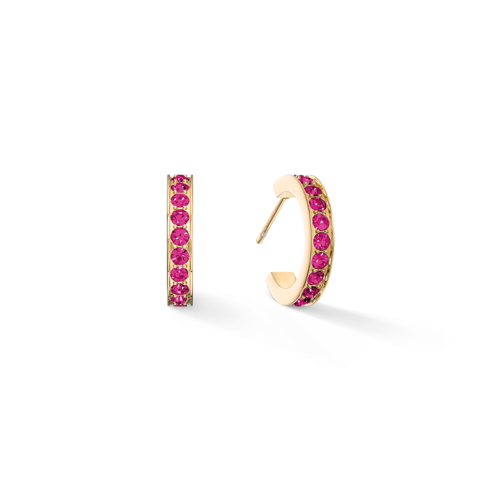 Серьги Coeur de Lion Pink-Gold 0127/21-0416