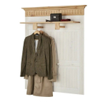 Вешалка настенная Хельсинки, большая, белый/антик