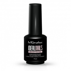 Ideal Nails brilliant Pale Pink Камуфлирующая каучуковая база с блестками нежно-розовая 11 мл