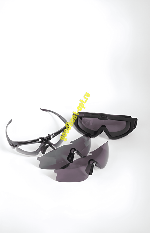 Тактические очки Alpha 2в1 (4 линзы) + противоударный чехол