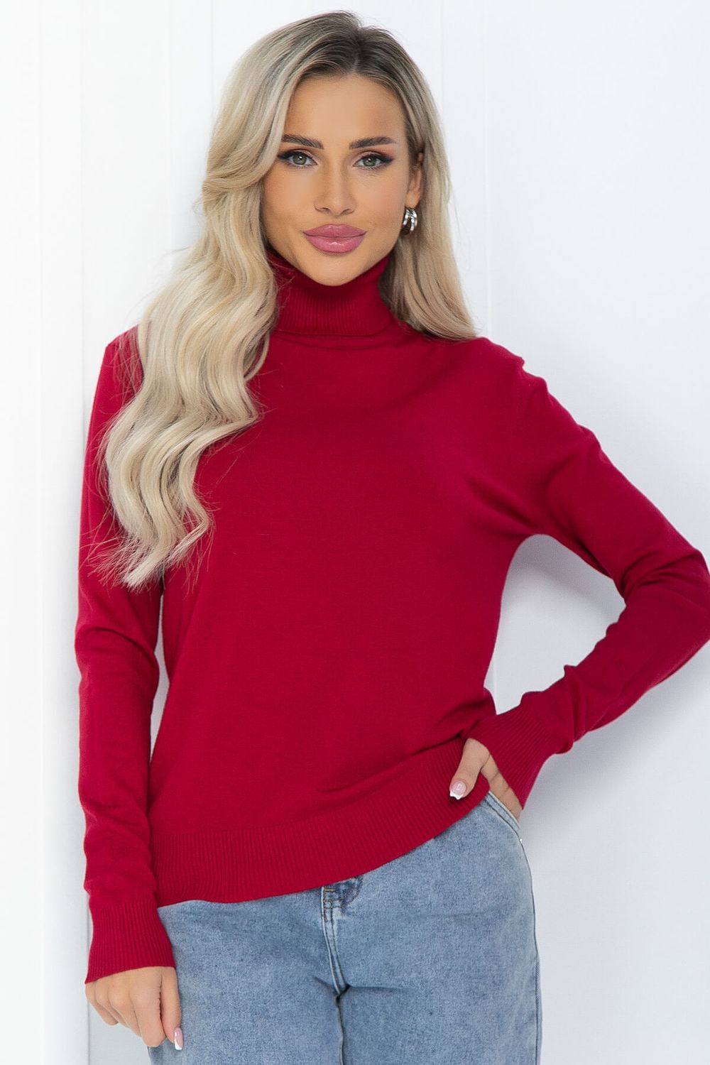 Водолазка Зимняя история (красная) Б14521-20М LT Collection