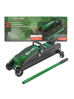 Домкрат подкатной гидравлический 2 т (h min 133мм, h max 387мм) RockForce##Rock FORCE RF-DT2502