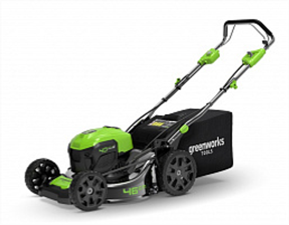 Газонокосилка аккумуляторная Greenworks Арт. 2506807, 40V, 46см, самоходная, бесщеточная, без АКБ и ЗУ