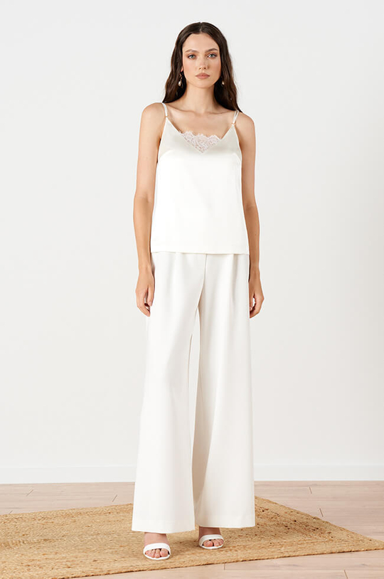 31128 Брюки женские (молочный)