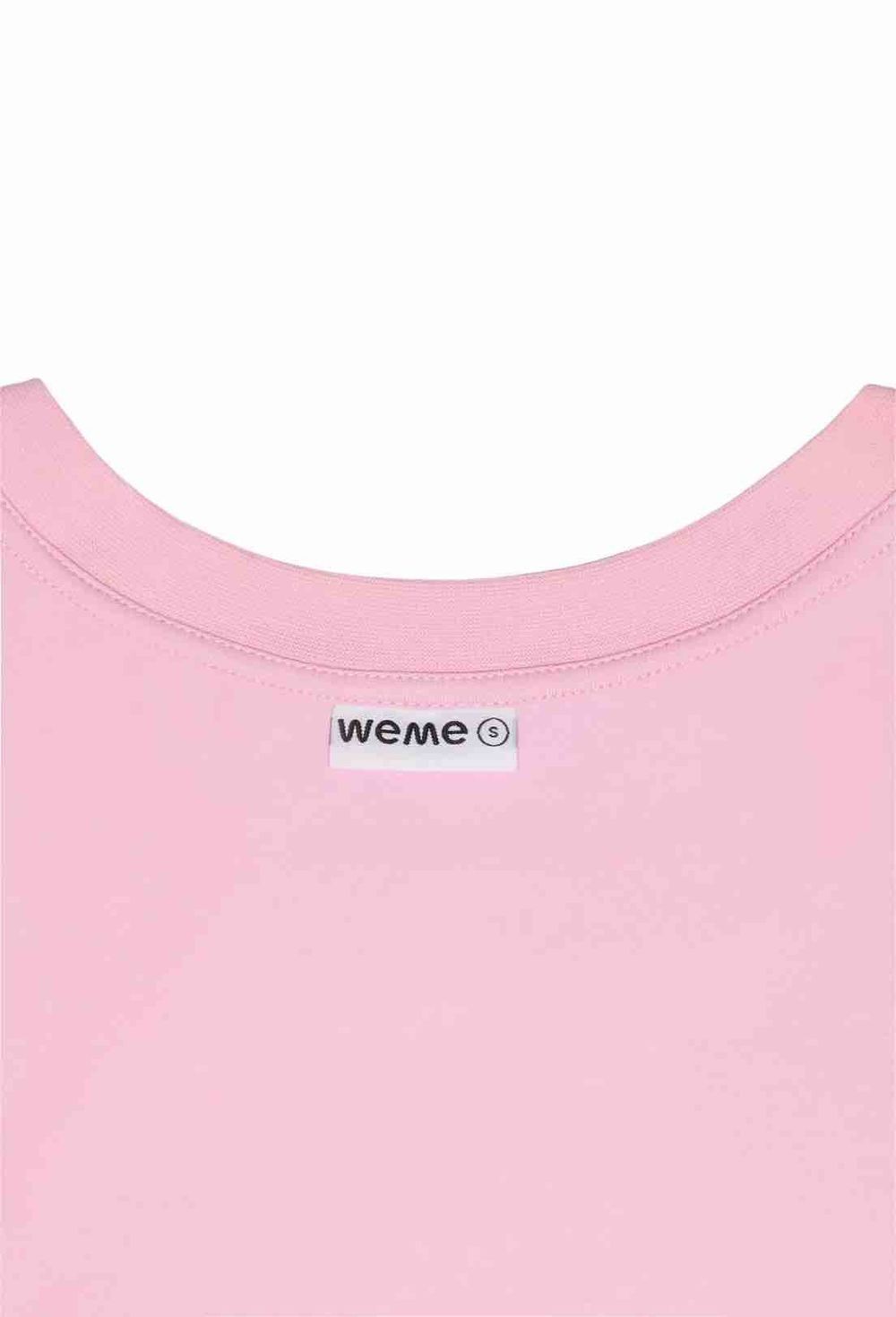 Футболка Weme Скинни розовая