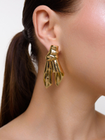 Серьги "Towel" Gold