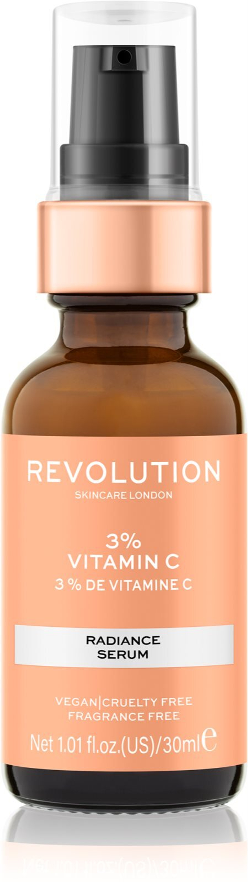 Revolution Skincare Vitamin C 3% - осветляющая сыворотка с витамином С /   30  ml  / GTIN 5057566137461