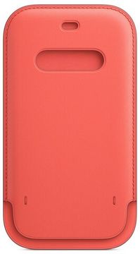 Чехол Apple Leather Sleeve with MagSafe for iPhone 12 / 12 Pro "розовый цитрус"