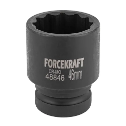 Головка ударная 1'', 46мм (12гр.) FORCEKRAFT FK-48846