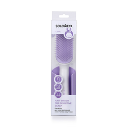 Solomeya Расческа В Футляре Hair Brush For Sensitive Scalp Lilac