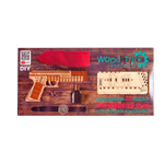 Пистолет Защитник (Defenders Gun) от Wood Trick - Деревянный конструктор, Сборная модель, 3D пазл