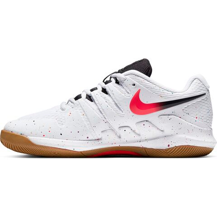 Детские теннисные кроссовки Nike JR Vapor X - white/laser crimson