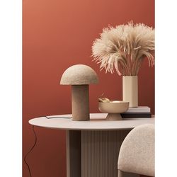 Лампа настольная Texture Sleek, Ø32х42 см, бежевая