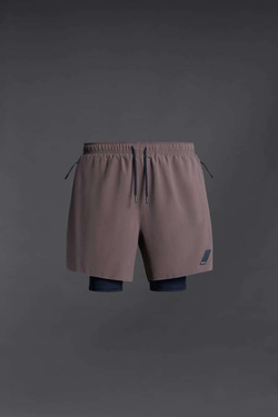 ZARA СПОРТИВНЫЕ ШОРТЫ 2-В-1, СВЕТЛО-ГРАНАТОВЫЙ