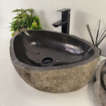 Раковина из речного камня RS-64863 57*40*15 0857