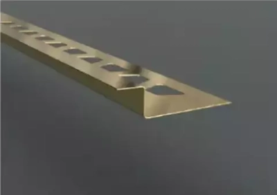 Профиль Z-образный с фиксацией под покрытие ZZ, нержавеющая сталь полированная