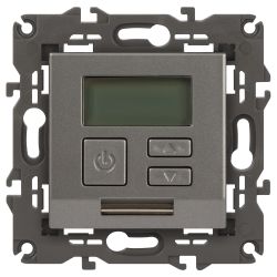 Терморегулятор ЭРА Elegance 14-4111-16 универс.230В-Imax16А, титан
