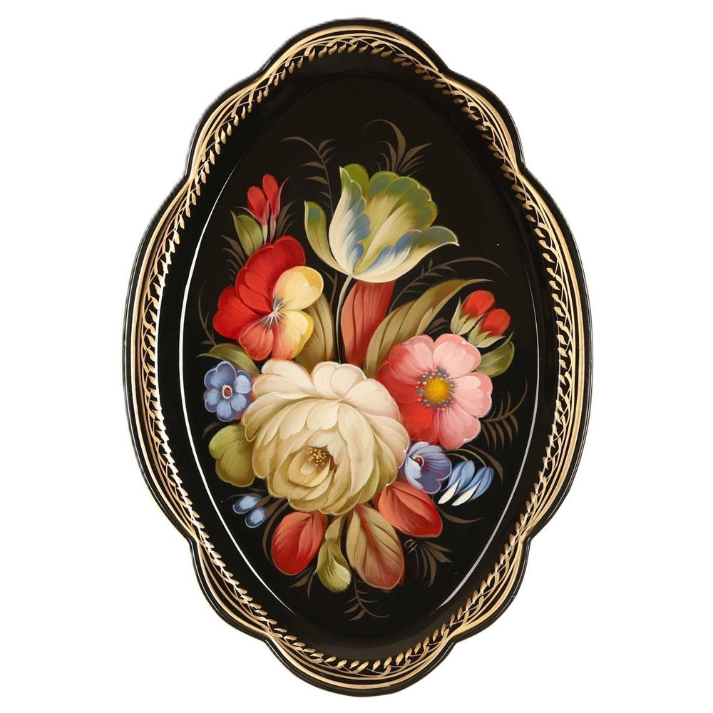 若斯托沃彩绘托盘 A11D271125137