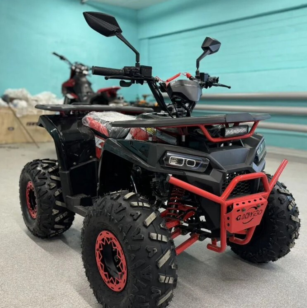 Квадроцикл (комплект для сборки) Apakani BULLY 125 S premium черный/красный