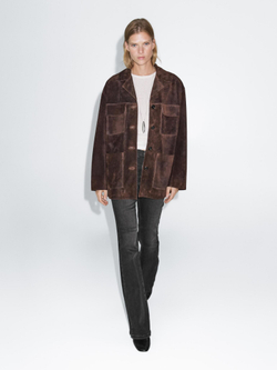 Massimo Dutti Расклешенные джинсы скинни с высокой посадкой, черный