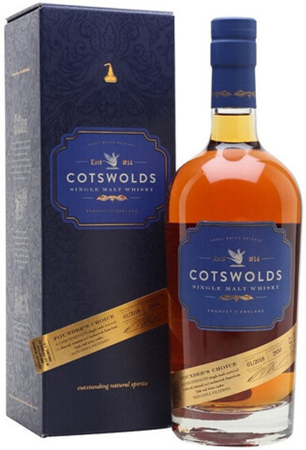 Виски Cotswolds Founder's Choice gift box, 0.7 л.