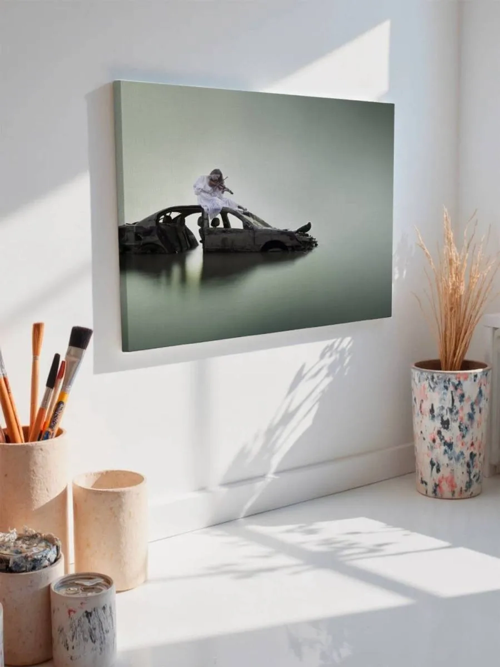 Картина на стену 40 X 50 Девушка со скрипкой