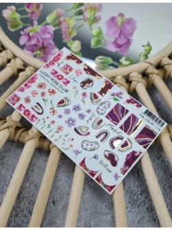 Lucky Rose Слайдеры наклейки для ногтей Foil 114