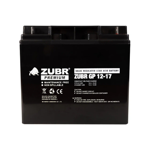 Аккумулятор ZUBR GP12-17