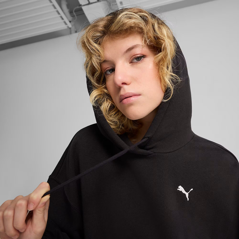 WARDROBE ESSENTIALS Женская свитшот свободного кроя с капюшоном - PUMA