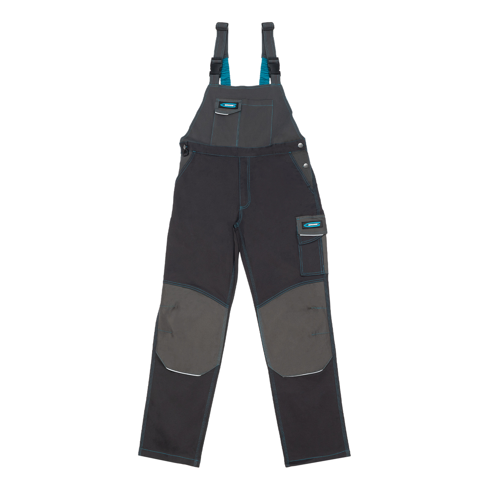 Полукомбинезон профессиональный рабочий, 97% хлопок 3% спандекс, L Gross