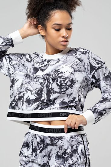 Топ MF-96 Черно-Белый