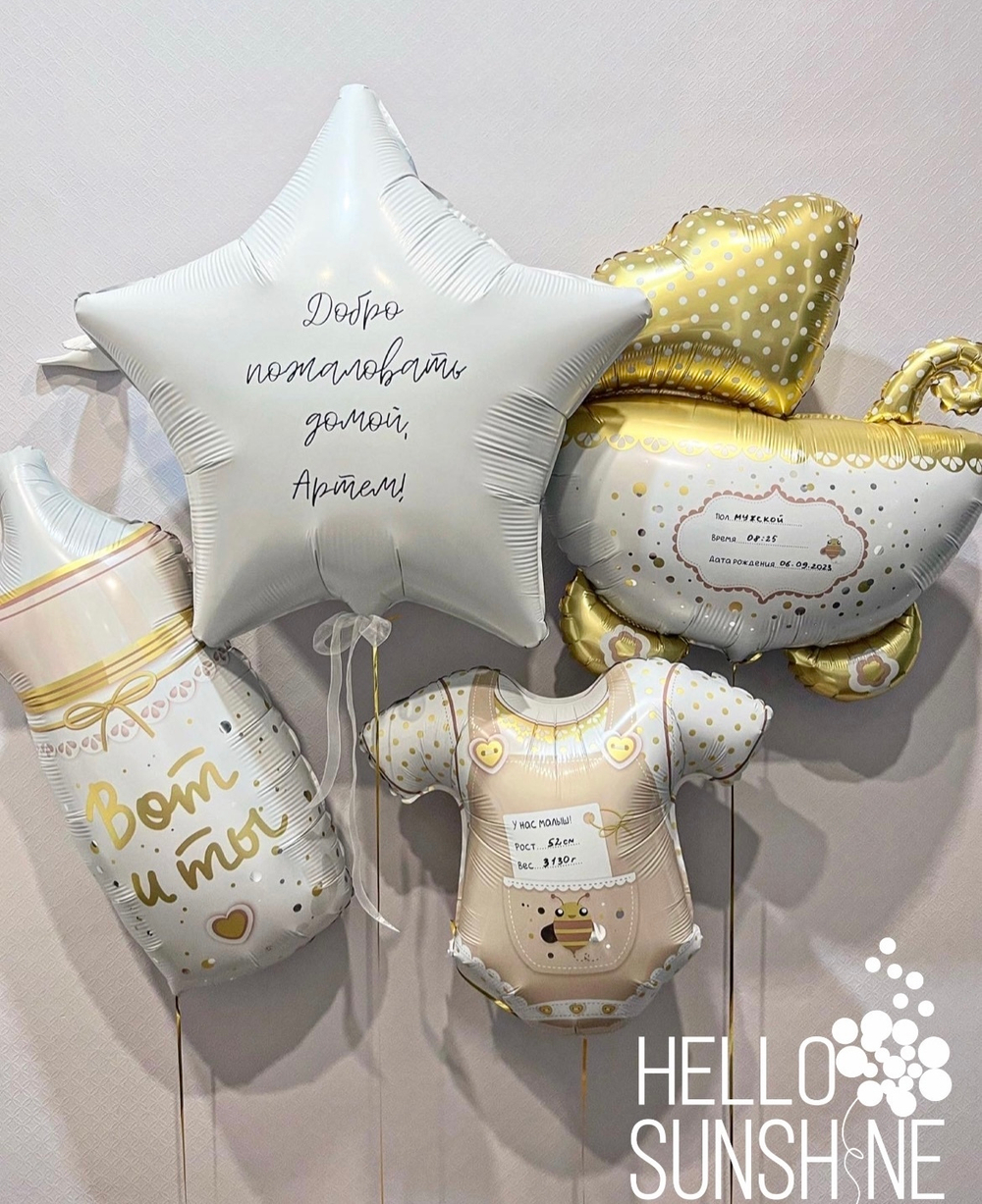 Набор шаров на выписку №75