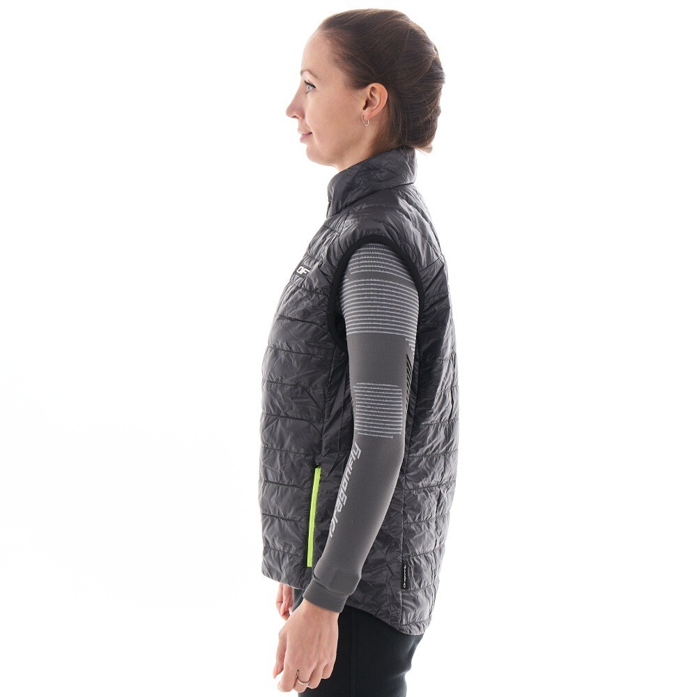 ЖИЛЕТ УТЕПЛЕННЫЙ DRAGONFLY VEST 100 BLACK 2023