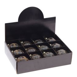 GAEM Набор из 12шт Украшение новогоднее "Шар", D 8 см, L35 W25 H8,5 см