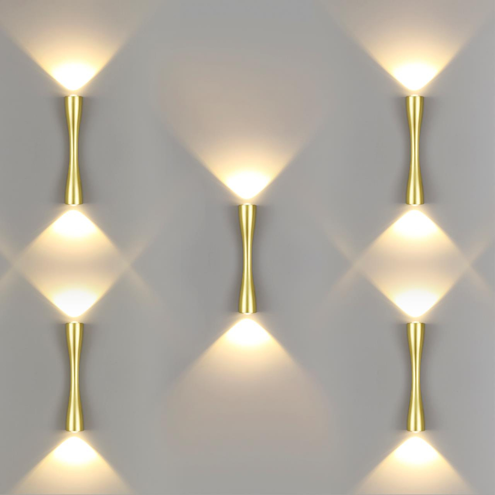 4292/10WL HIGHTECH ODL22 437 золотистый/металл Настенный светильник IP20 LED 10W 536Лм 3000K ANIKA