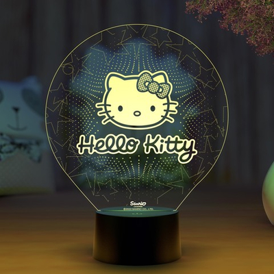 Ночник "Китти в круге - Hello Kitty"