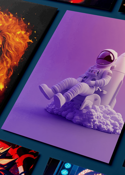 Картина на стену на металле от MetallSubArt "Космос"