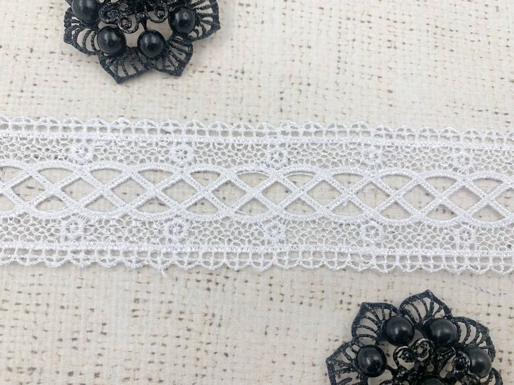 Кружево плетеное, ш. 4 см