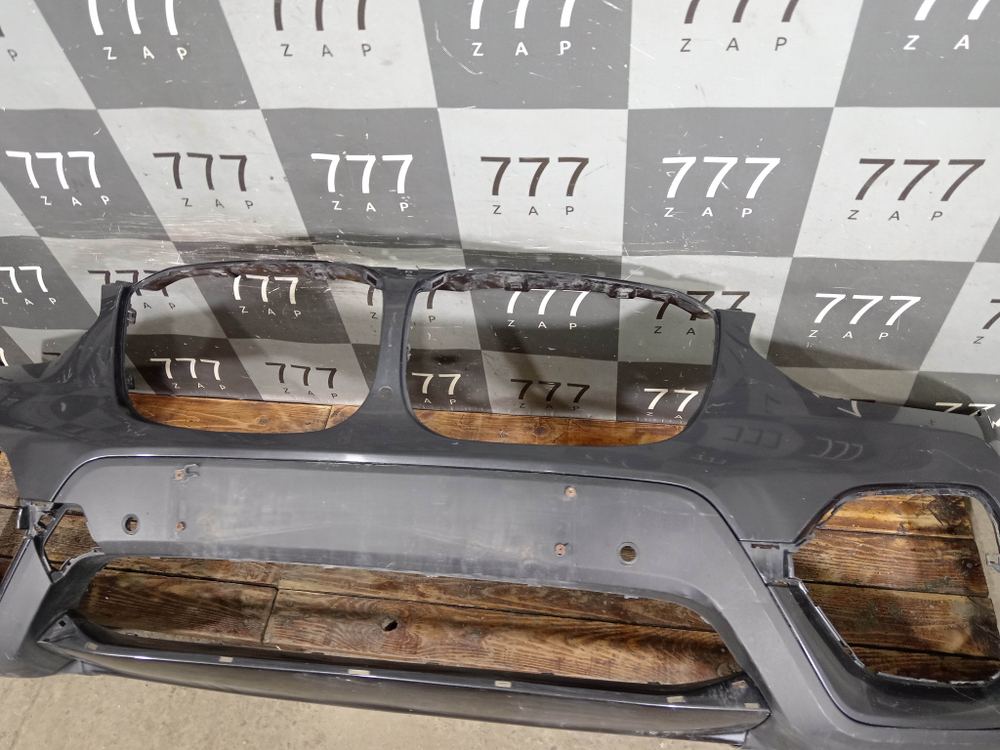 Бампер передний + юбка переднего бампера BMW X3 (G01) 17-21 Б/У Оригинал 51117484780