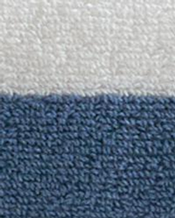 Zara Home Полотенце для лица и рук из хлопка, синий, в полоску · 5546/013