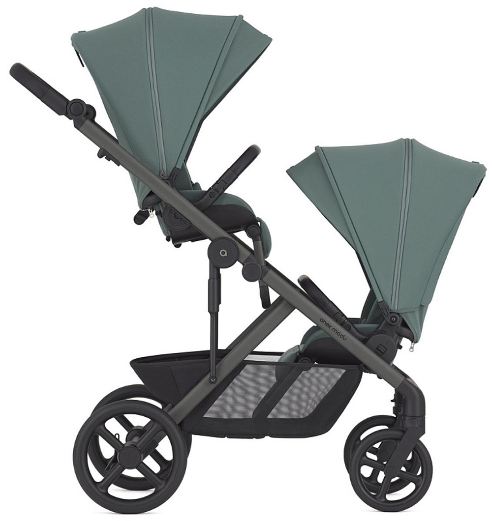 Прогулочная коляска для двойни Anex Modu Greeny