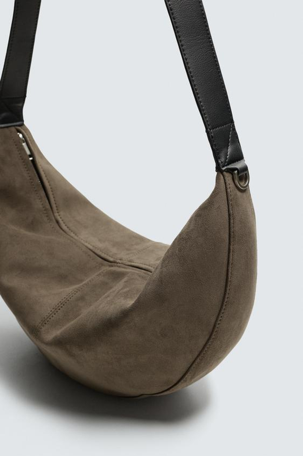 ZARA СУМКА ЧЕРЕЗ ПЛЕЧО, ЗЕЛЕНЫЙ ХАКИ