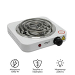 Плитка электрическая Atlanta ATH-1734, 1000Вт, спиральный ТЭН 14см